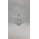 60 ml Şeffaf Plastik Şişe (PET) Beyaz Sprey Başlıklı (18 Ağız)