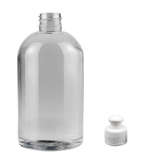 500ml Şeffaf Şişe Puspul Kapaklı