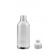 150 ml Şeffaf Plastik Şişe (PET) Beyaz Puspul Kapaklı (24 Ağız)