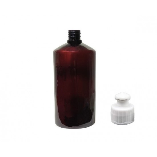 500ml Kahverengi Şişe Puspul Kapaklı