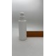 100 ml Beyaz Mat Plastik Şişe (PE) Beyaz Puspul Kapaklı (24 Ağız)