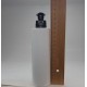250 ml Beyaz Plastik Şişe (PE) Siyah Puspul Kapaklı (24 Ağız)
