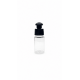 30 ml Şeffaf Plastik Şişe (PET) Siyah Push-Pull Kapaklı (24 Ağız)