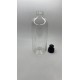 500 ml Şeffaf Plastik Şişe (PET) Siyah Push-Pull Kapaklı (28 Ağız)