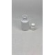 60 ml Beyaz Plastik Şişe (PET) Beyaz Push-Pull Kapaklı (24 Ağız)