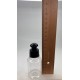 60 ml Şeffaf Plastik Şişe (PET) Siyah Push-Pull Kapaklı (24 Ağız)