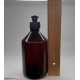500 ml Kahverengi PET Şişe | Siyah Push-Pull Kapaklı (28 mm)