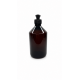 500 ml Kahverengi PET Şişe | Siyah Push-Pull Kapaklı (28 mm)
