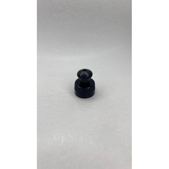 500 ml Kahverengi PET Şişe | Siyah Push-Pull Kapaklı (28 mm)