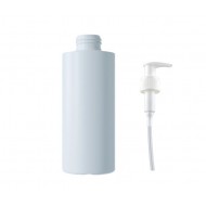 100 ml Beyaz Mat Plastik Şişe (PE) Beyaz Sıvı Sabun Pompalı (24 Ağız)