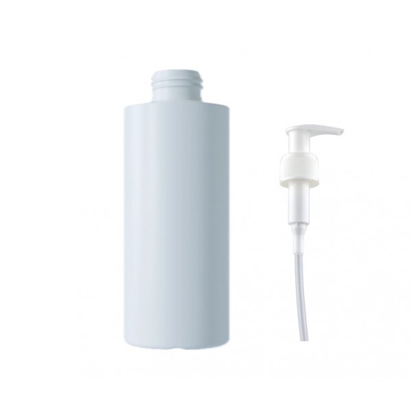 100 ml Beyaz Mat Plastik Şişe (PE) Beyaz Sıvı Sabun Pompalı (24 Ağız)