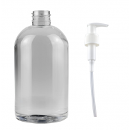 500ml Şeffaf Şişe Sıvı Sabun Pompalı