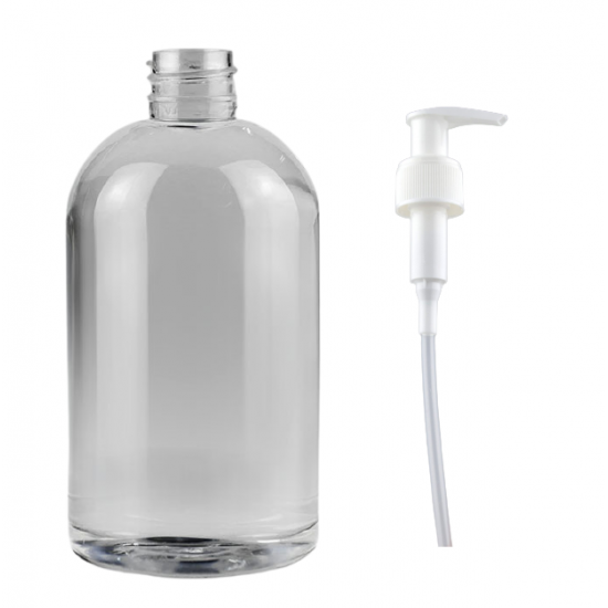 500ml Şeffaf Şişe Sıvı Sabun Pompalı