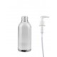 150 ml Şeffaf Plastik Şişe (PET) Beyaz Sıvı Sabun Pompalı (24 Ağız)