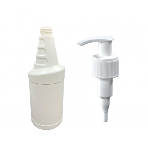 1 lt  Beyaz Renk Vosvos Şişe Sıvı Sabun Pompalı