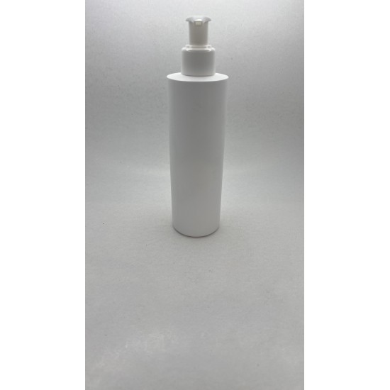250 ml Beyaz Mat Plastik Şişe (PE) Beyaz Sıvı Sabun Pompalı (24 Ağız)