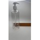 500 ml Şeffaf Plastik Şişe (PET) Beyaz Sıvı Sabun Pompalı (28 Ağız)