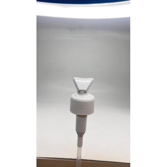 500 ml Şeffaf Plastik Şişe (PET) Beyaz Sıvı Sabun Pompalı (28 Ağız)