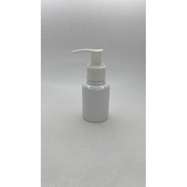 60 ml Beyaz Plastik Şişe (PET) Beyaz Sıvı Sabun Pompalı (24 Ağız)