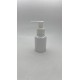 60 ml Beyaz Plastik Şişe (PET) Beyaz Sıvı Sabun Pompalı (24 Ağız)
