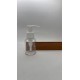 60 ml Şeffaf Plastik Şişe (PET) Beyaz Sıvı Sabun Pompalı (24 Ağız)