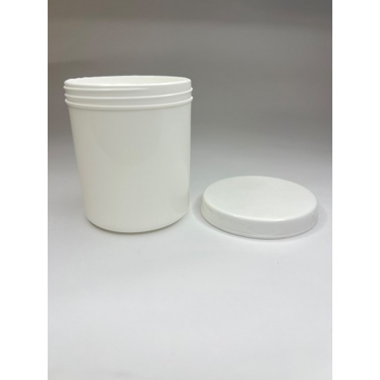 100 ml Beyaz Plastik Pomat Kutusu