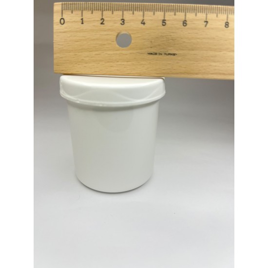 100 ml Beyaz Plastik Pomat Kutusu