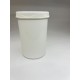 140 ml Beyaz Plastik Pomat Kutusu Vidalı Kapaklı