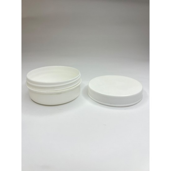 20 ml Beyaz Plastik Pomat Kutusu Vidalı Kapaklı
