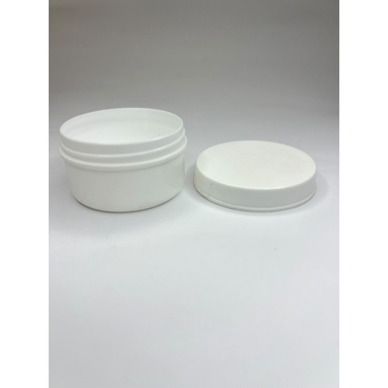 30 ml Beyaz Plastik Pomat Kutusu Vidalı Kapaklı