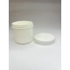 50 ml Beyaz Plastik Pomat Kutusu Vidalı Kapaklı