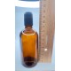 100 ml Kahverengi (Amber) Cam Şişe Siyah Rollon Başlıklı