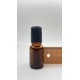 10 ml Kahverengi(Amber) Cam Şişe Siyah Rollon Başlıklı