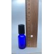 10 ml Mavi Cam Şişe Siyah Rollon Başlıklı