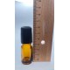 5 ml Kahverengi (Amber) Cam Şişe Siyah Rollon Başlıklı