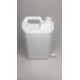 5 Litre Beyaz Mat Plastik Çanta Bidon
