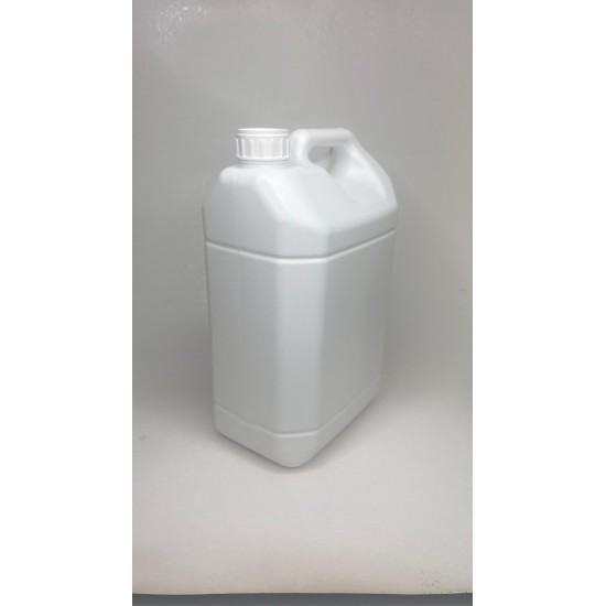 5 Litre Beyaz Mat Plastik Çanta Bidon