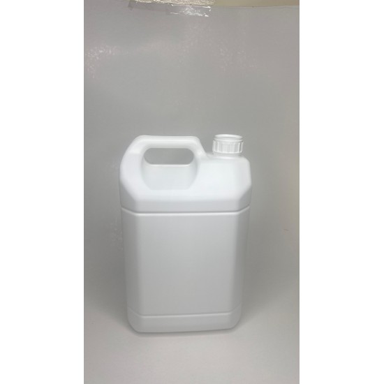 5 Litre Beyaz Mat Plastik Çanta Bidon