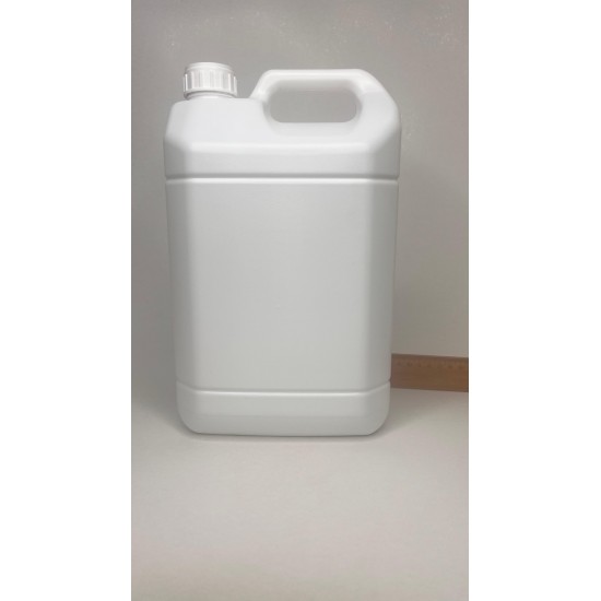 5 Litre Beyaz Mat Plastik Çanta Bidon