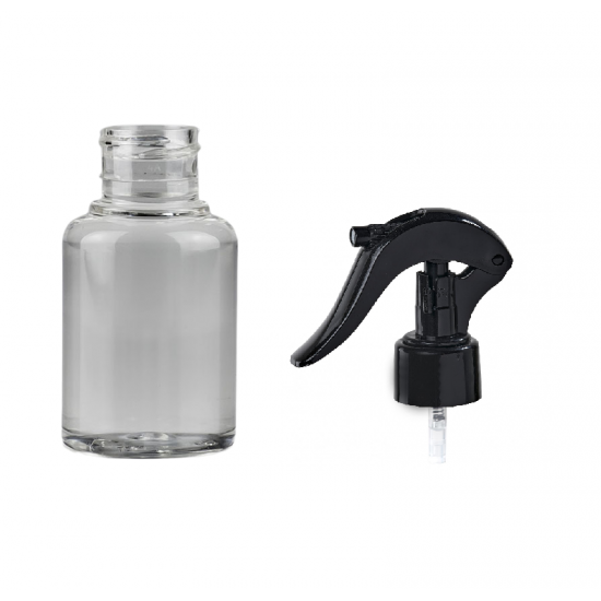 60ml Şeffaf Şişe Triger Sprey Başlıklı