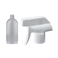 500ml Şeffaf Şişe Triger Sprey Başlıklı