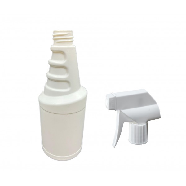 500ml Beyaz Renk Vosvos Şişe Triger Sprey Başlıklı