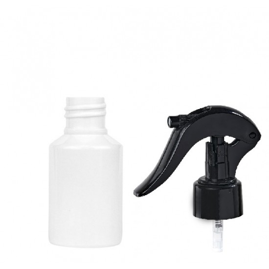 60ml Beyaz Şişe Triger Sprey Başlıklı