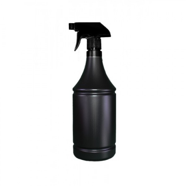 1 lt Konik Siyah Şişe Triger Sprey Başlıklı