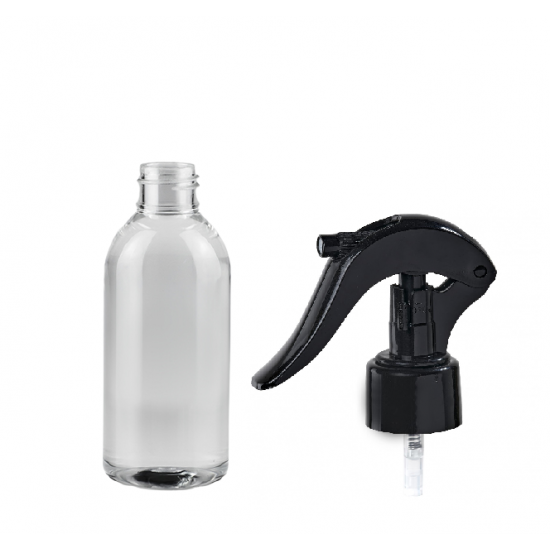 100ml Şeffaf Şişe Triger Sprey Başlıklı