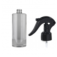 250ml Şeffaf Şişe Triger Sprey Başlıklı