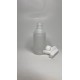 250 ml Şeffaf Kuşaklı (PE) Beyaz Trigger Sprey Şişesi