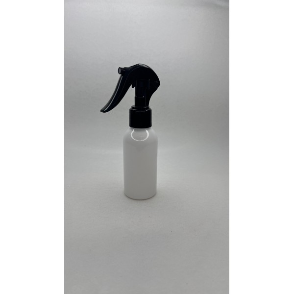 100 ml Beyaz Mat (PE) Şişe  Siyah Glade Trigger Sprey Şişesi
