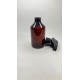 250 ml Kahverengi (Amber) PET Siyah  Glade Trigger Sprey Şişesi