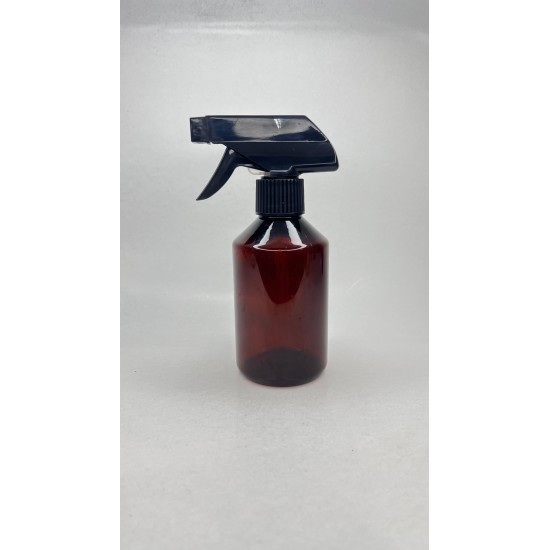 250 ml Kahverengi (Amber) PET Siyah  Glade Trigger Sprey Şişesi